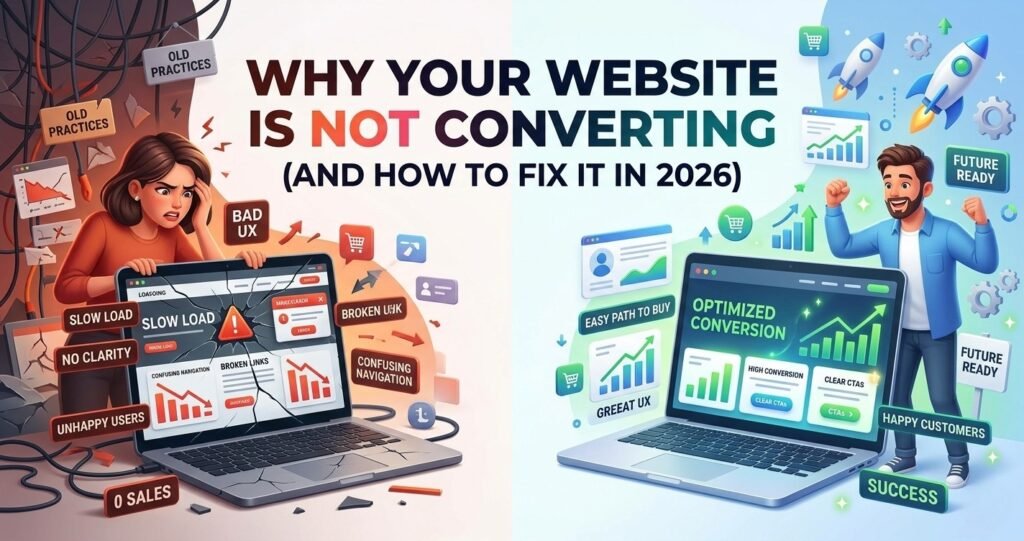 Why Your Website Is Not Converting (And How to Fix It in 2026)