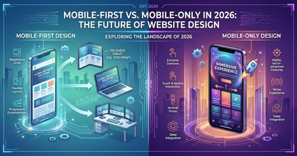 Mobile-First vs Mobile-Only in 2026: The Future of Website Design