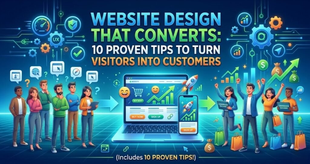 Website Design That Converts: 10 Proven Tips to Turn Visitors Into Customers