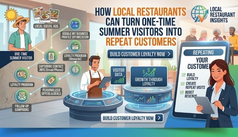 How Local Restaurants Can Turn One-Time Summer Visitors Into Repeat Customers