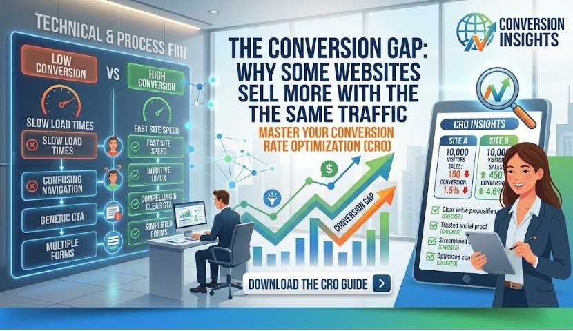 The Conversion Gap: Why Some Websites Sell More With the Same Traffic