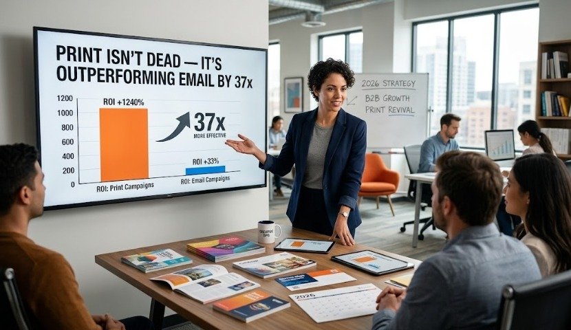 Print Isn’t Dead — It’s Outperforming Email by 37x in 2026