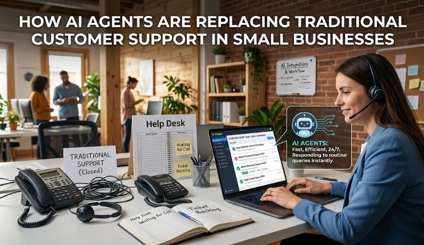 How AI Agents Are Replacing Traditional Customer Support in Small Businesses