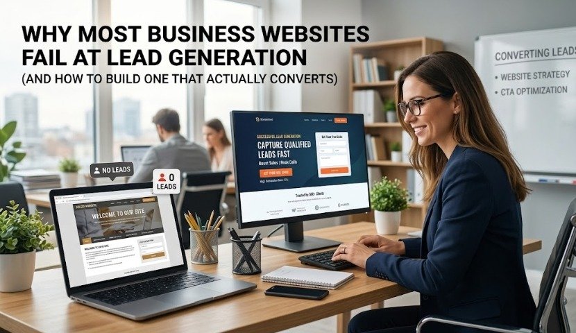 Why Most Business Websites Fail at Lead Generation (And How to Build One That Actually Converts)