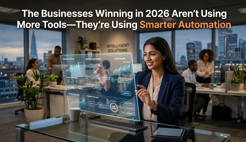 The Businesses Winning in 2026 Aren’t Using More Tools—They’re Using Smarter Automation
